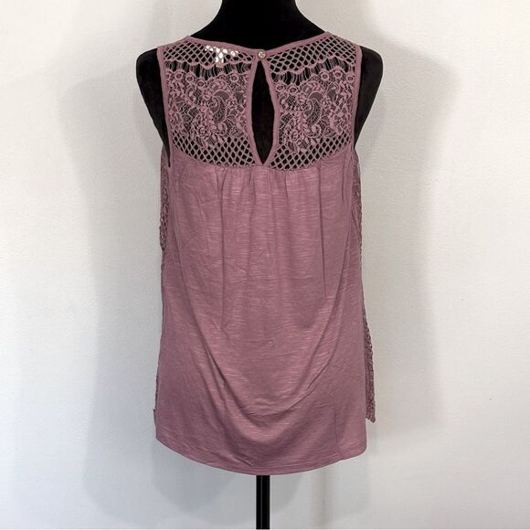 Maurice’s | Purple Pink Lace Women’s Tank Top Sleeveless Blouse Size S - Picture 2 of 15